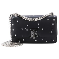 Burberry TB Flap Chain Bag Printed Leather Mini