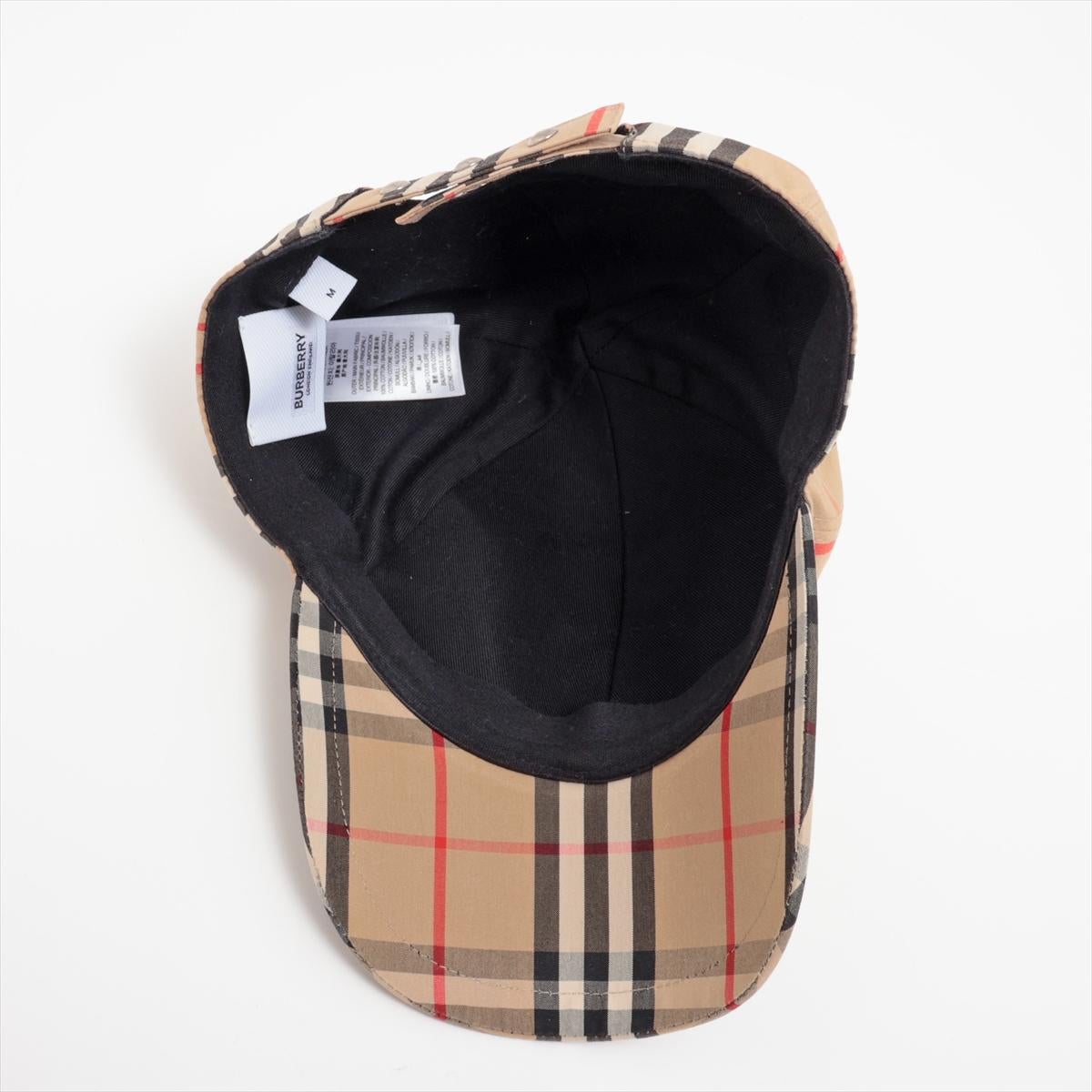 Burberry TB Logo Nova Check Cap Beige 1