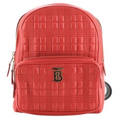Burberry TB Zip Pocket Backpack Quilted Lambskin Medium