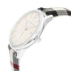 Burberry The Classic Round Silver Dial Steel Quartz Men’s Watch BU10002