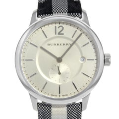 Burberry the Classic Round Silver Dial Steel Quartz Unisex Watch BU10002
