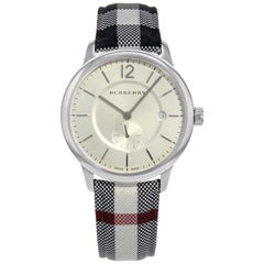 Burberry the Classic Stainless Steel Silver Dial Quartz Unisex Watch BU10002