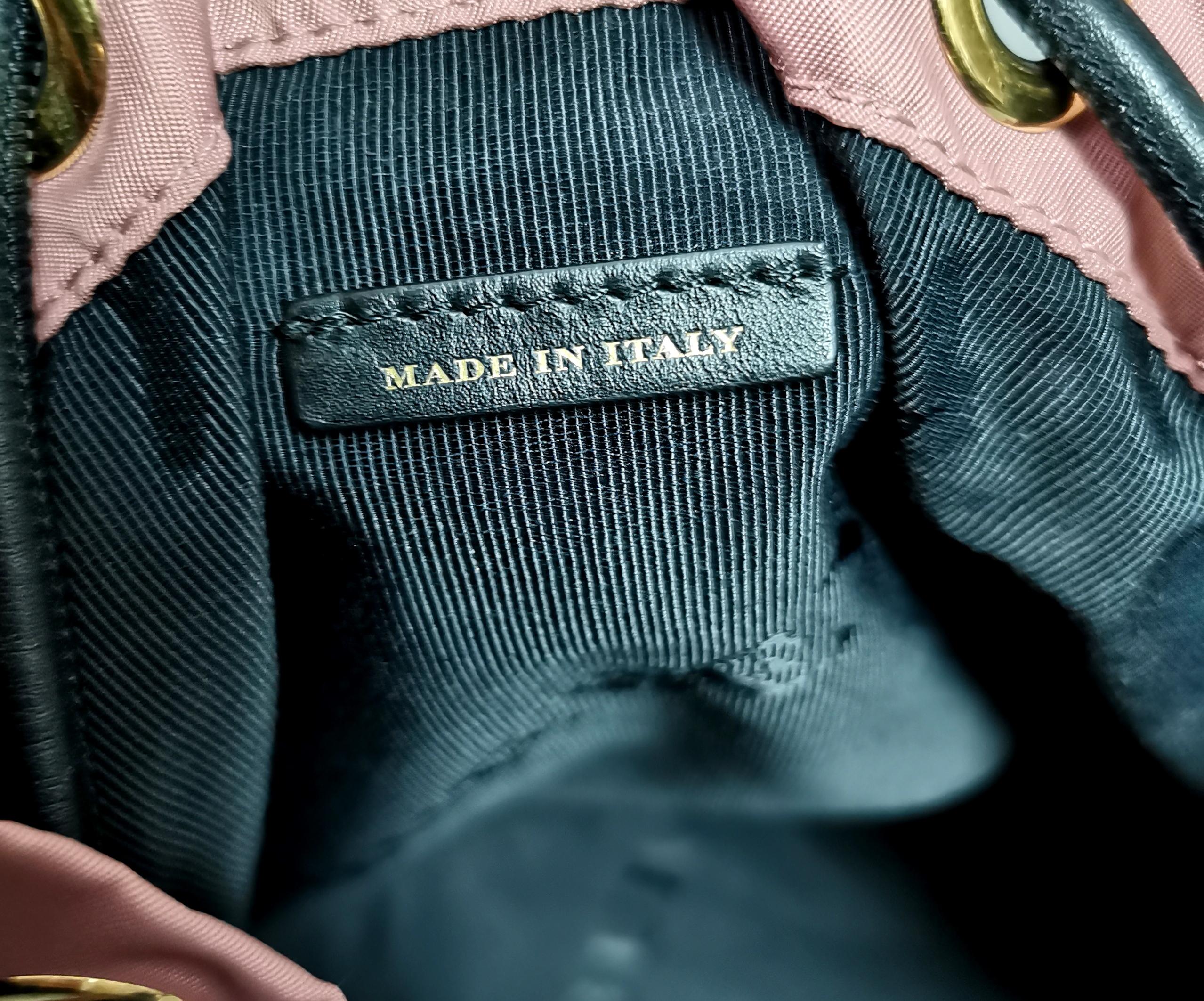 Burberry The Rucksack, pink nylon backpack, gold tone hardware 10