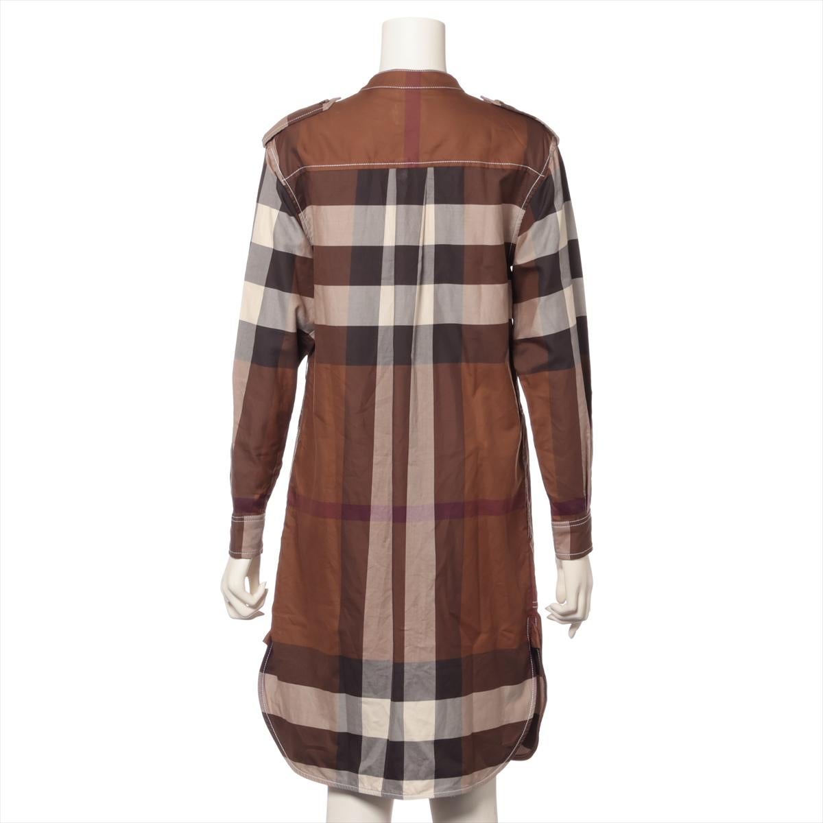 Brown Burberry Tisci Period Cotton Dress For Sale