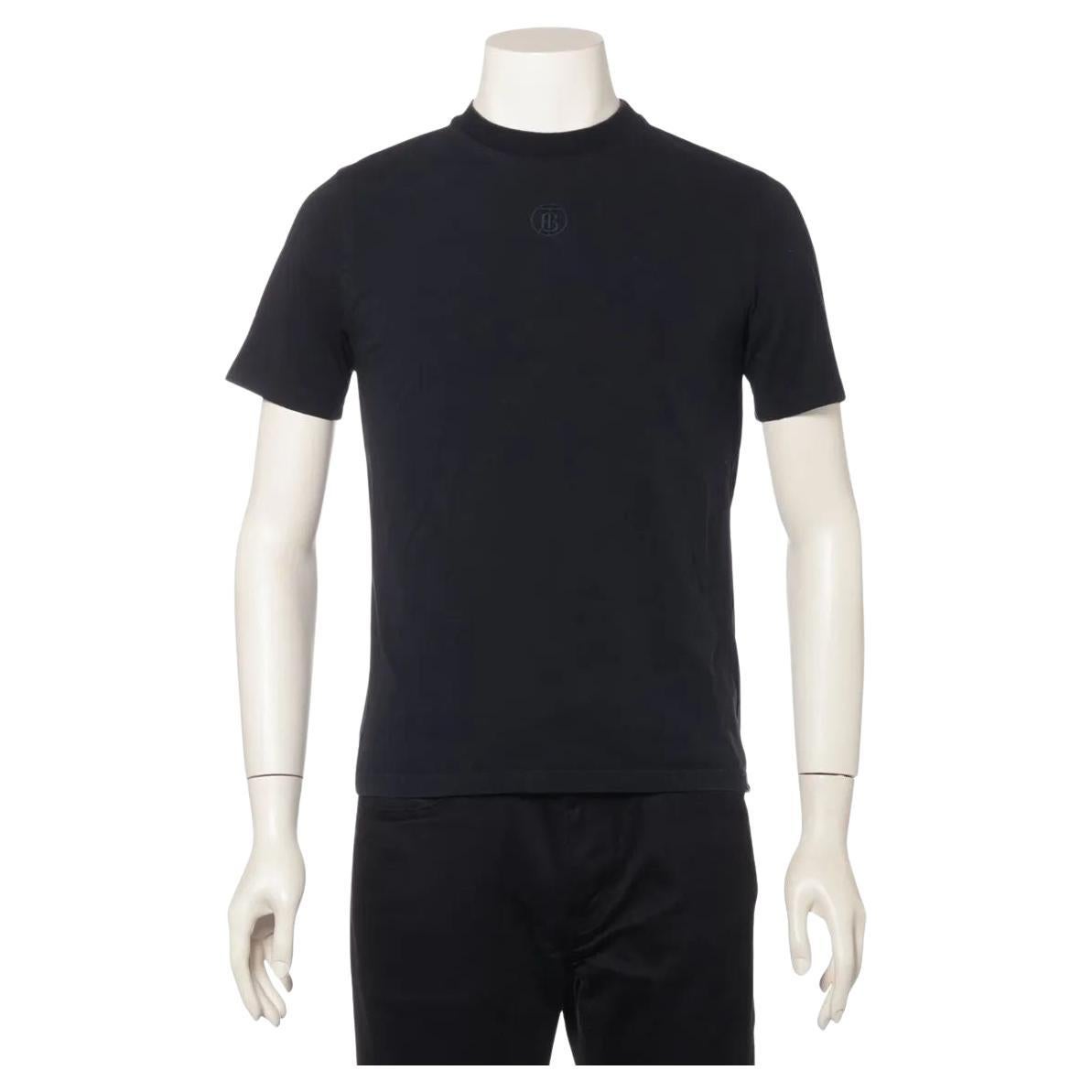 Burberry Tisci T-shirt in cotone nero in vendita