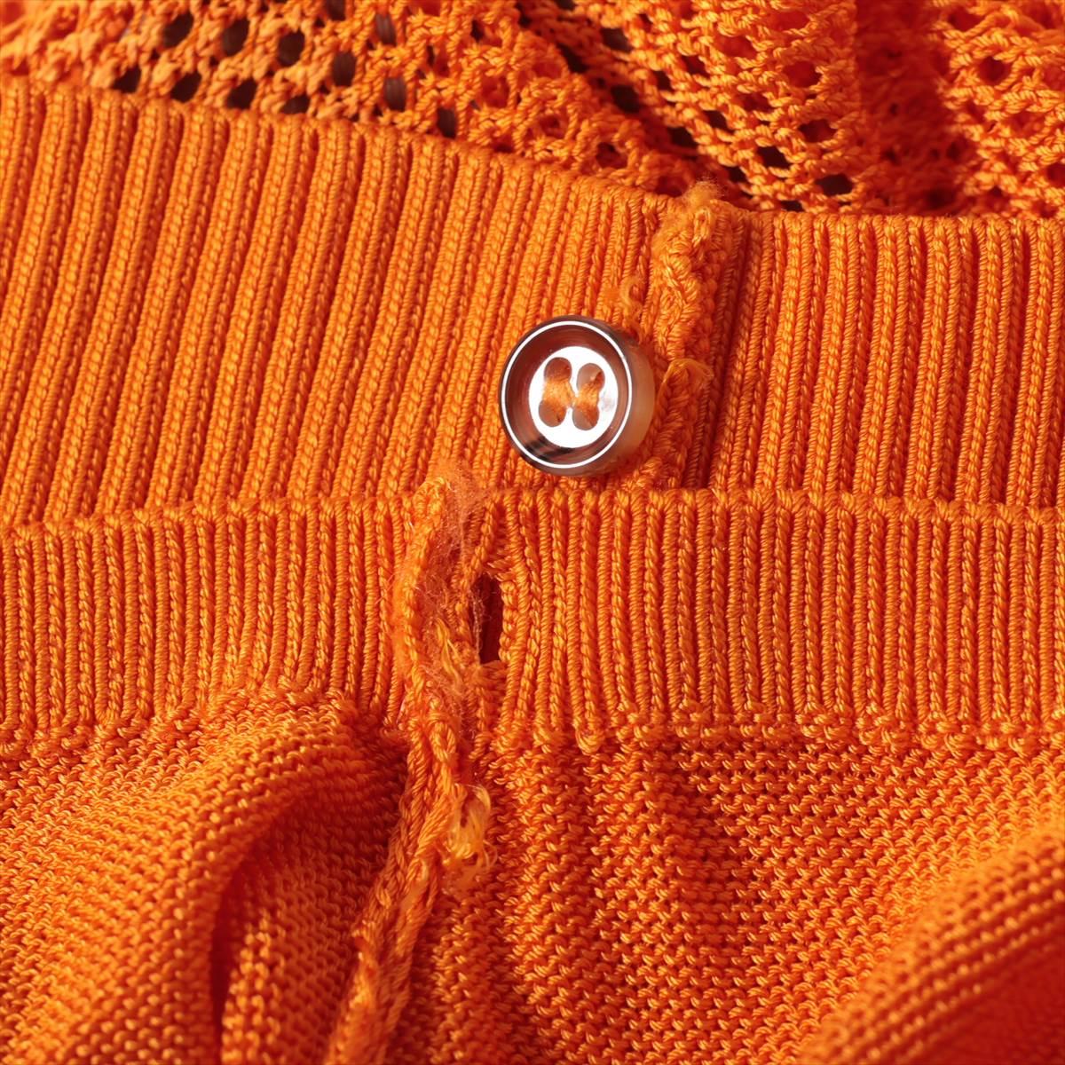 Burberry Tisci Period Cuprammonium Rayon Knit Skirt Orange For Sale 1