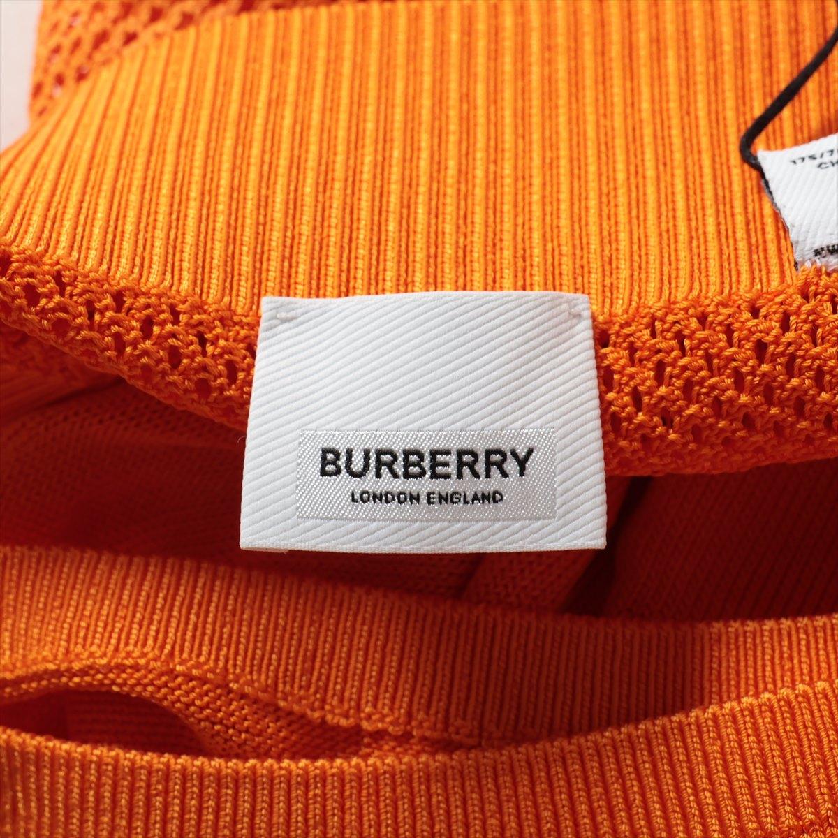 Burberry Tisci Period Cuprammonium Rayon Knit Skirt Orange For Sale 3
