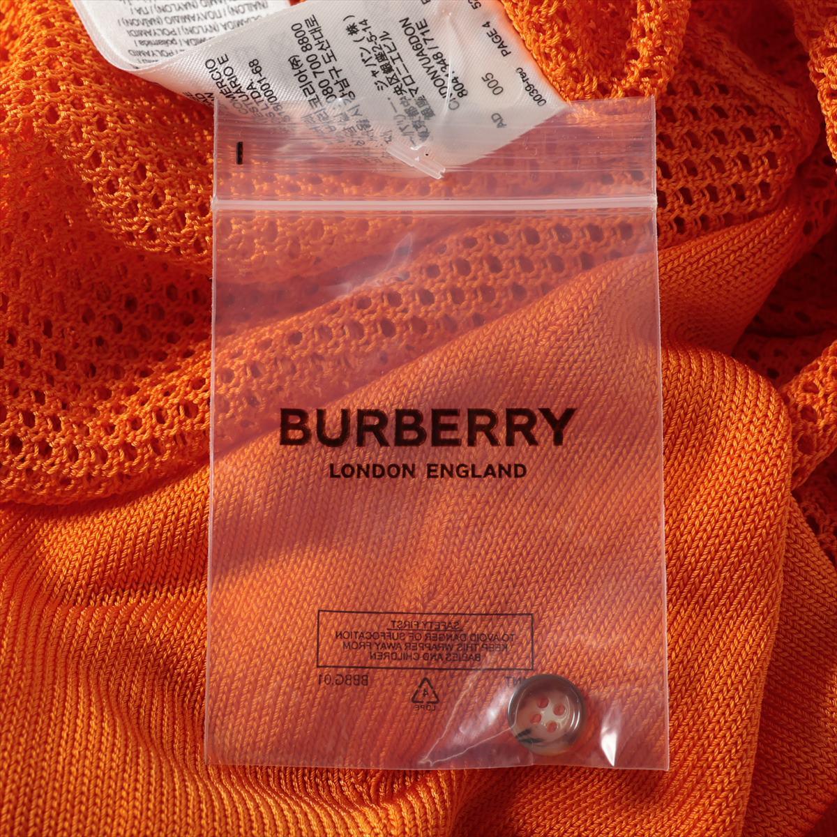 Burberry Tisci Period Cuprammonium Rayon Knit Skirt Orange For Sale 5
