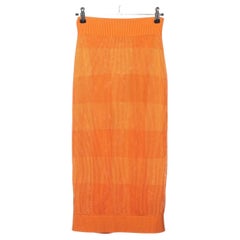 Burberry Tisci Periodo Gonna in maglia di rayon Cuprammonium Arancione