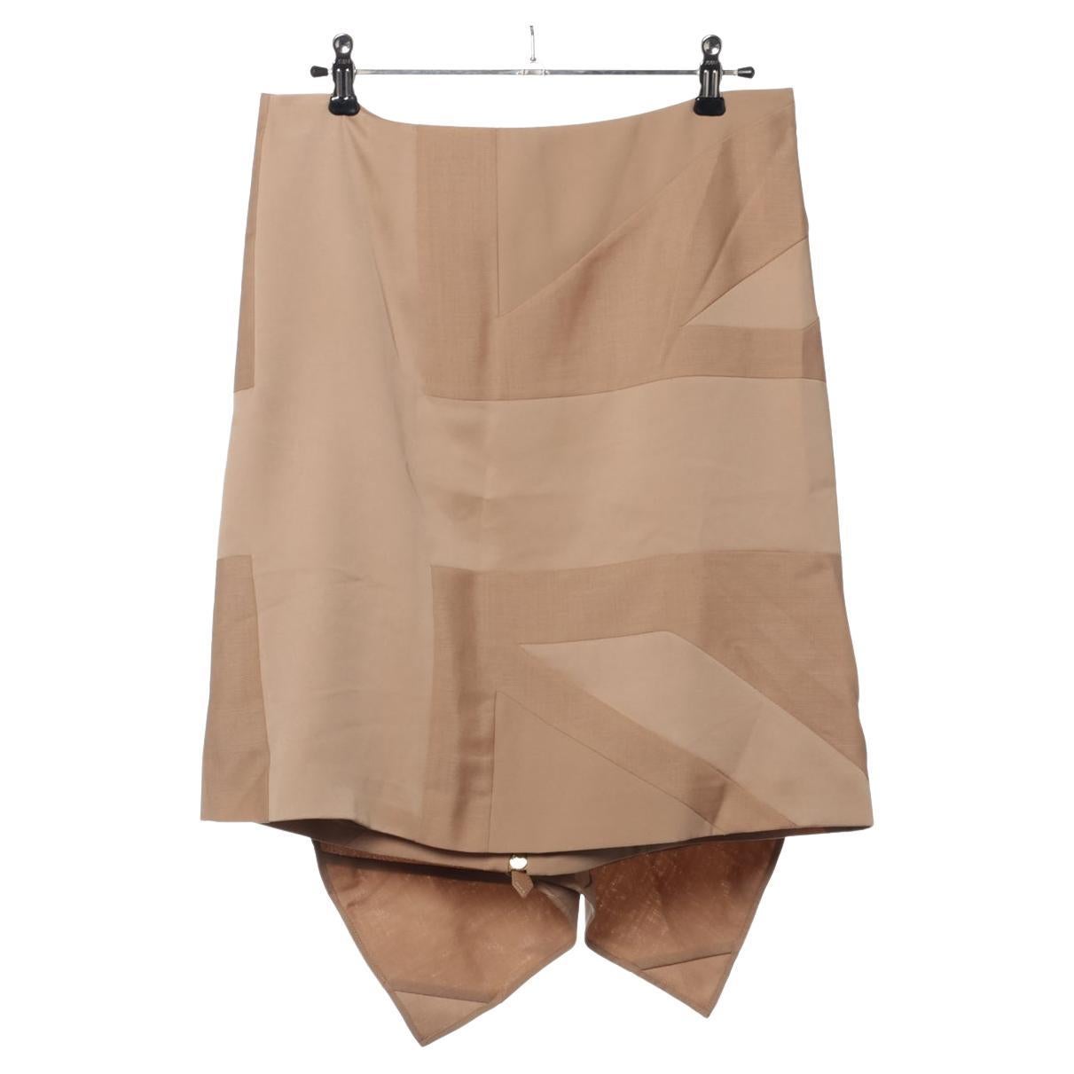 Burberry Tisci Period Skirt Beige For Sale