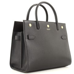 Burberry Title Borsa a manico superiore in pelle media