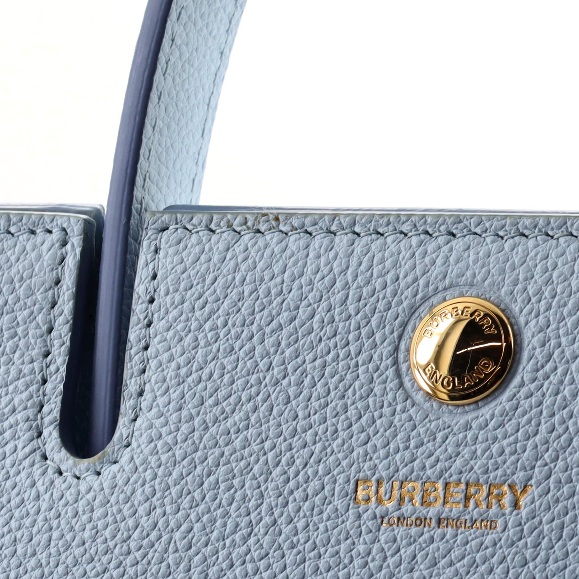 Burberry Title Top Handle Tasche Leder Mini 2