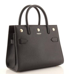 Burberry Title Two Handle Tote Leather Baby