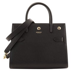 Burberry Title Two Handle Tote Leather Baby