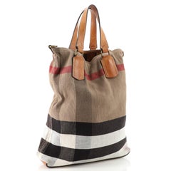 Burberry Tottenham Tote House Check Canvas Medium