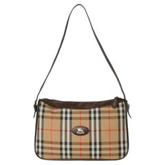 Burberry Shoulder Medium Check Brown