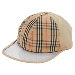 Burberry Transparent Flat Rim Hat (Medium/large)