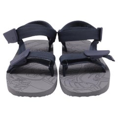 Burberry Trek Sandals in Navy Blue Rubber