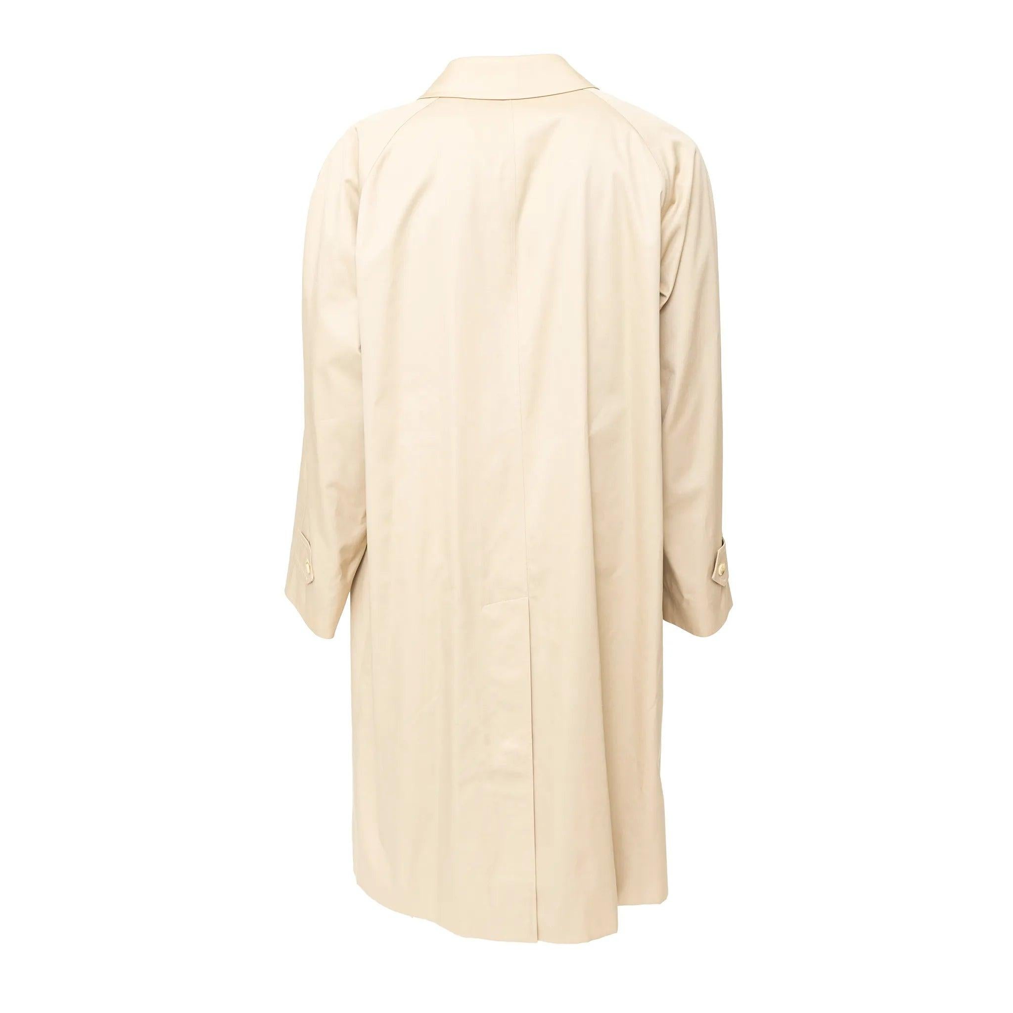 Burberry Trenchcoat - 10er-Jahre (Weiß) im Angebot