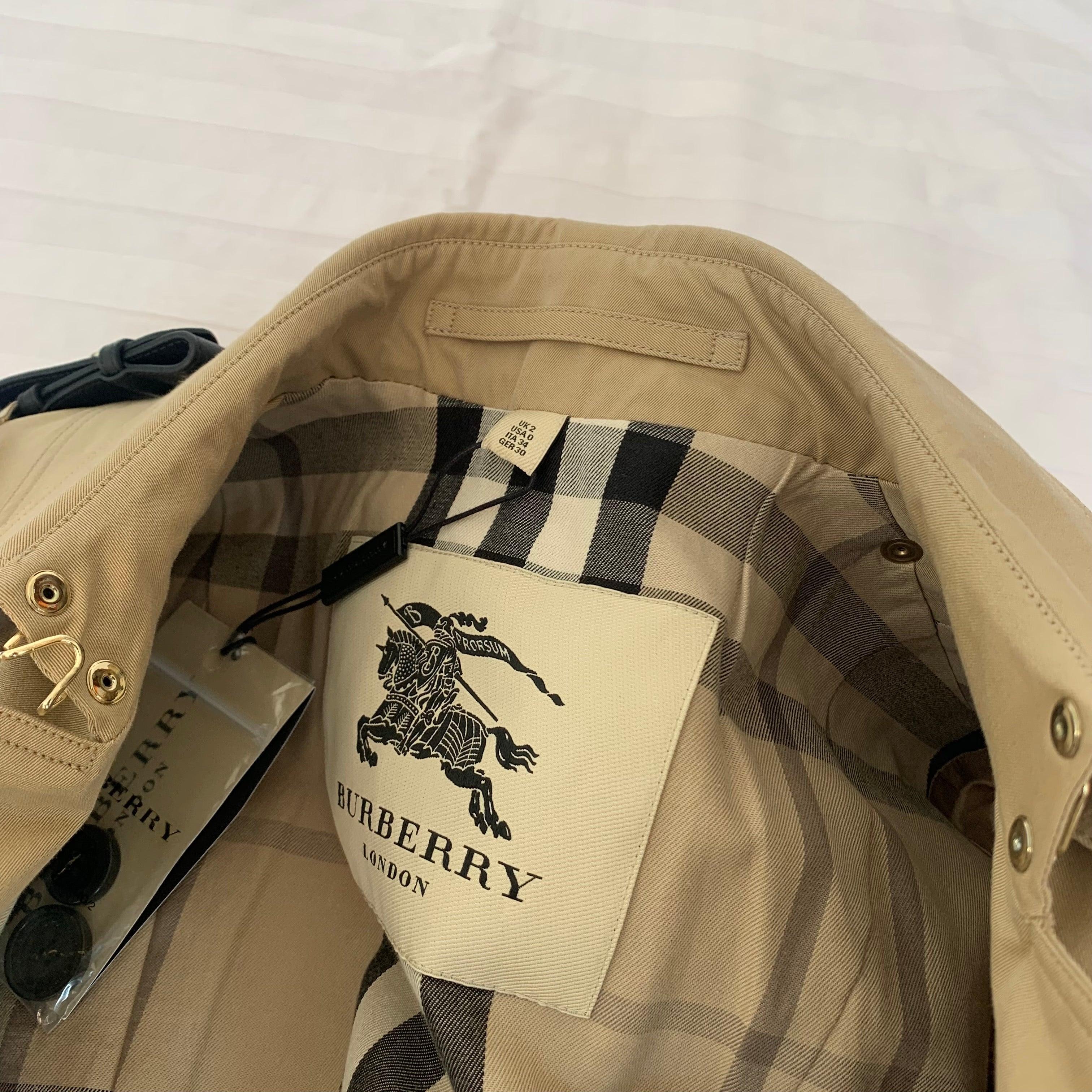 Burberry Trench Coat Chelsea Women's UK 2 Brand New For Sale 5