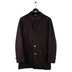 Used Burberry Trench Coat Men Jacket Size 54IT (S144)