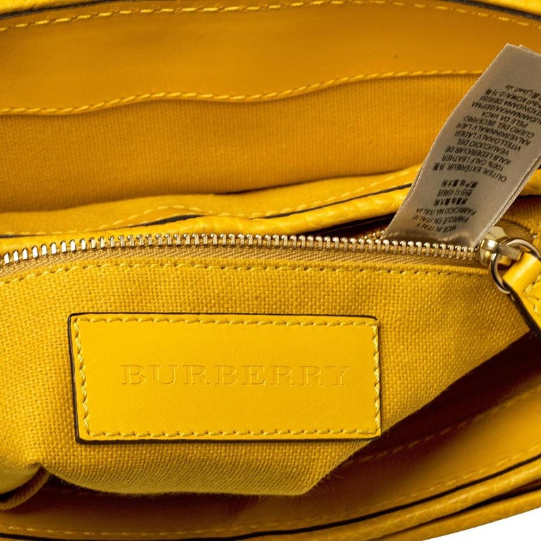 Burberry Tri Color Grained Leather Buckle Flap Crossbody Bag at 1stDibs