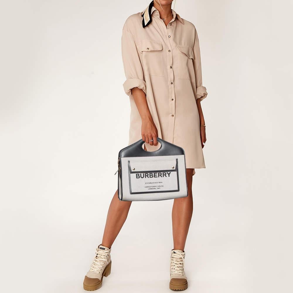 Burberry medium pocket bag on sale