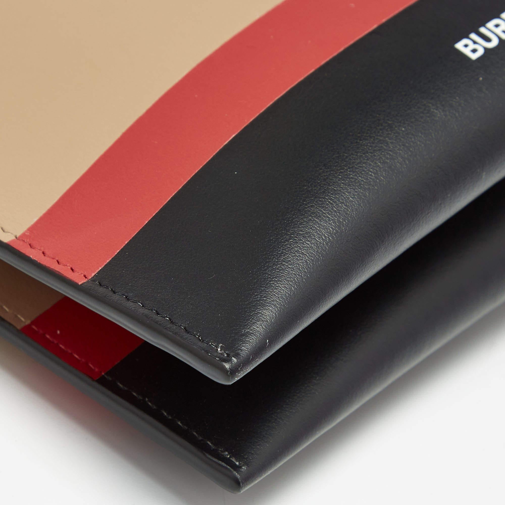 Burberry Tri Color Leather Benji Crossbody Bag 9