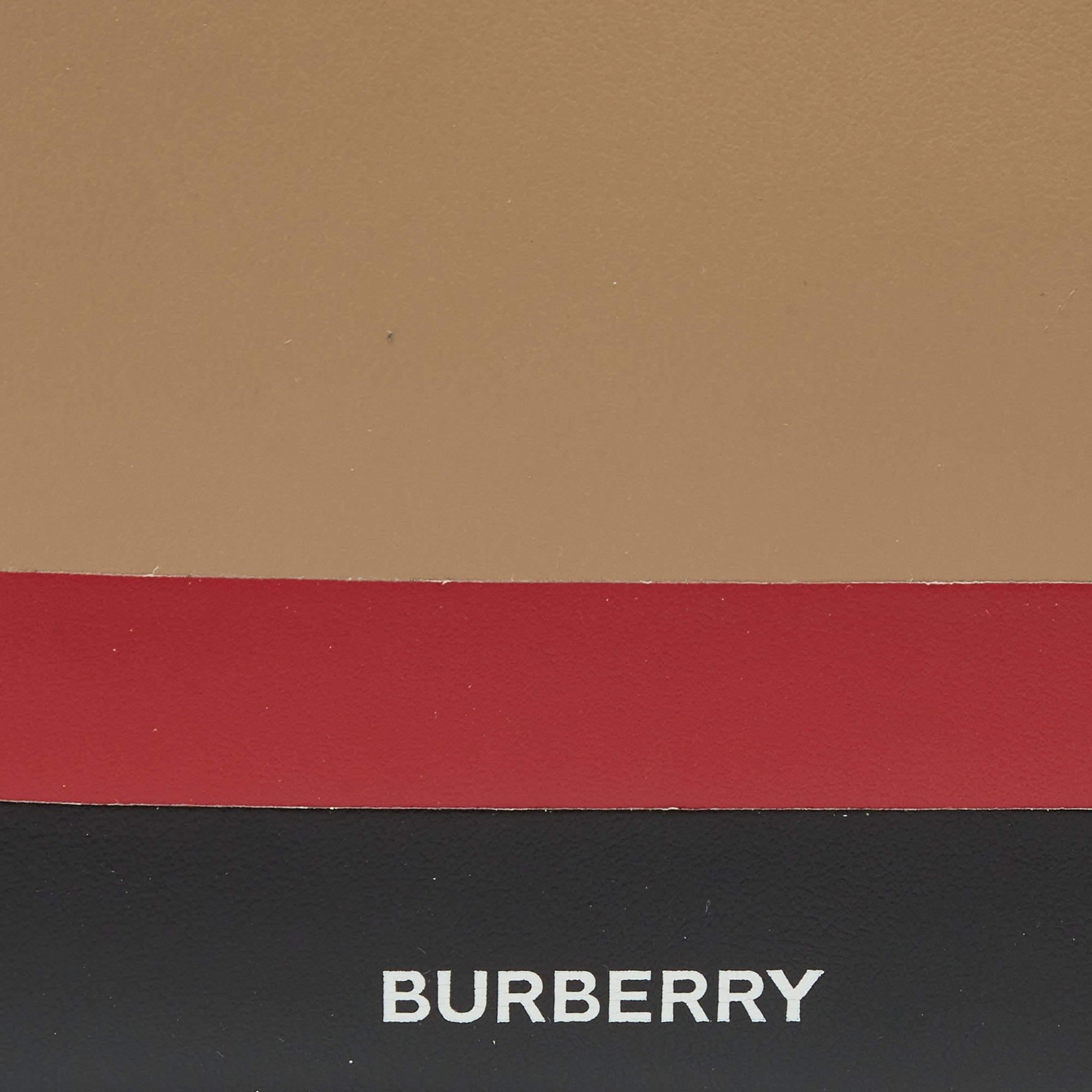 Burberry Tri Color Leather Benji Crossbody Bag 2