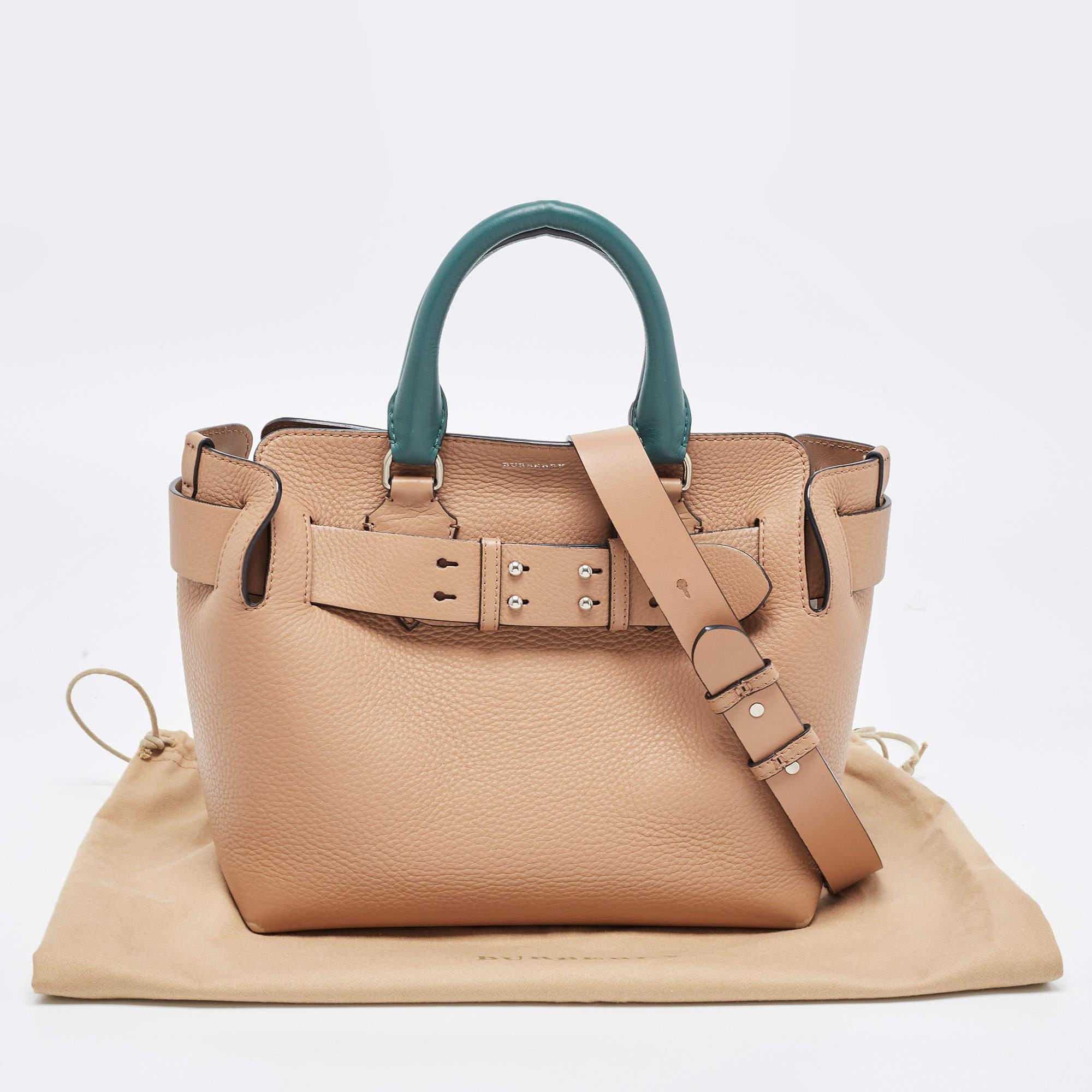 Burberry Tricolor Leather Small Marais Belt Tote 12