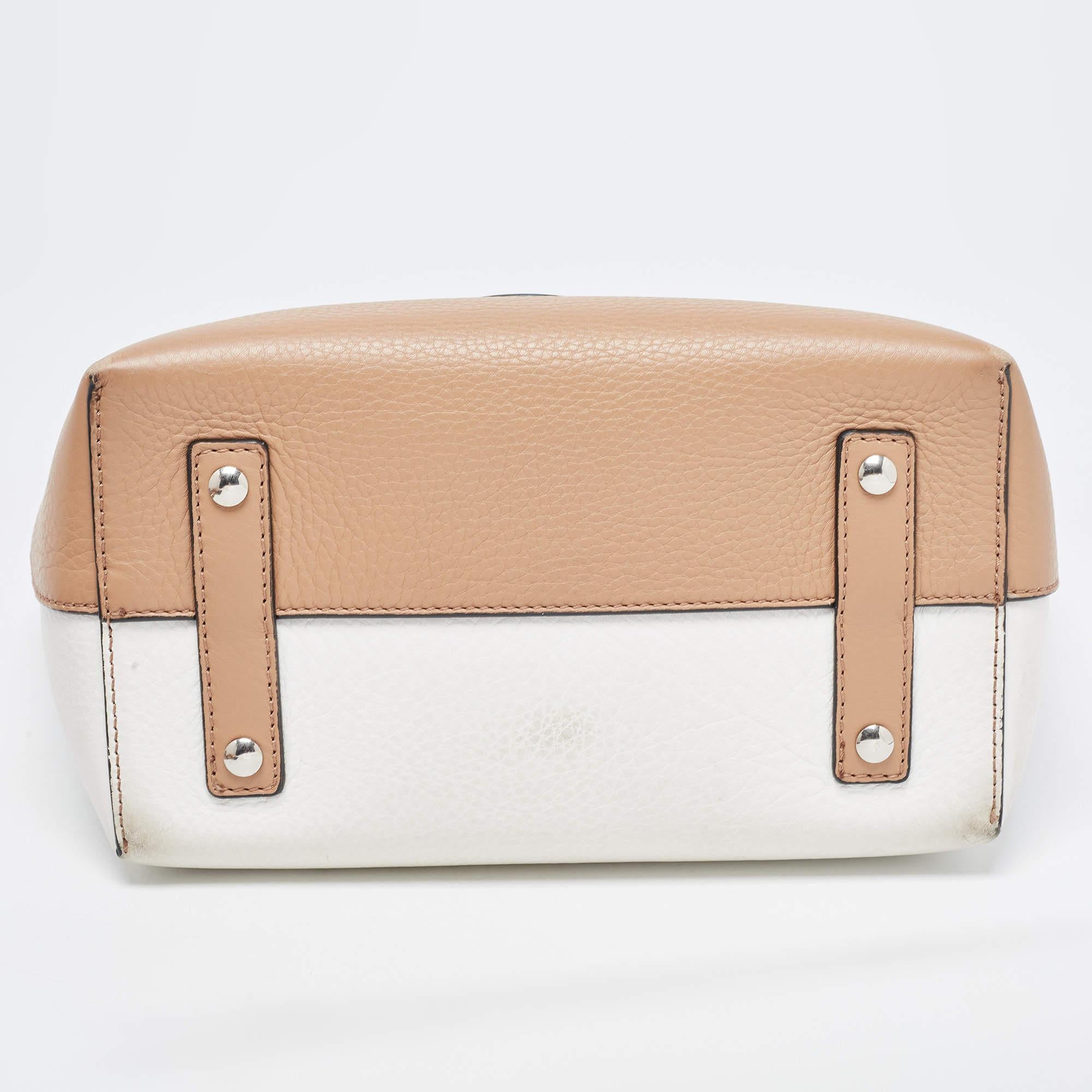 Women's Burberry Tricolor Leather Small Marais Belt Tote
