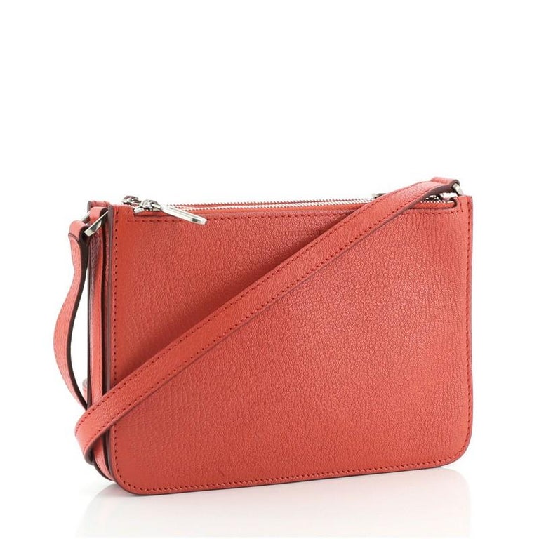 Burberry Triple Zip Crossbody Bag Leather Small at 1stDibs