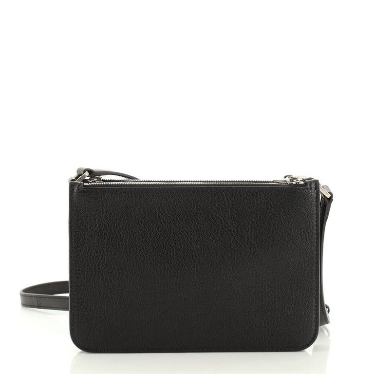 Burberry Triple Zip Crossbody Bag Leather Small at 1stDibs