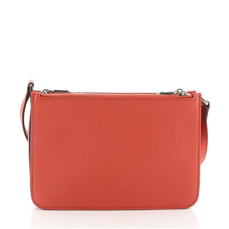 Burberry Triple Zip Crossbody Bag Leather Small at 1stDibs