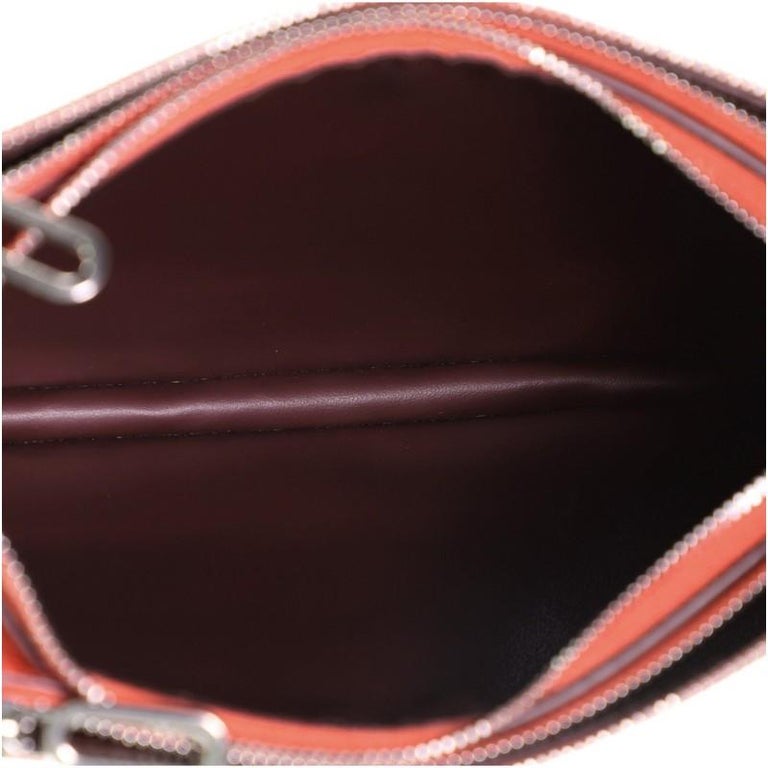Burberry Triple Zip Crossbody Bag Leather Small at 1stDibs