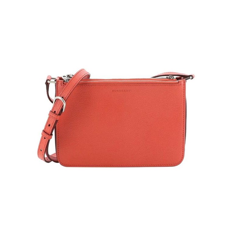 Burberry Triple Zip Crossbody Bag Leather Small at 1stDibs crossbody