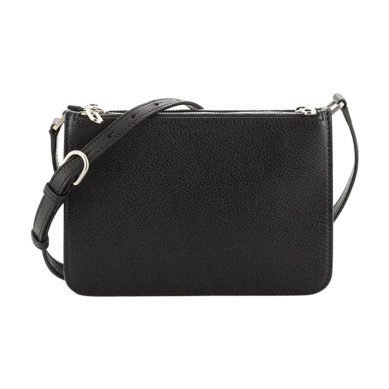 Burberry Triple Zip Crossbody Bag Leather Small at 1stDibs
