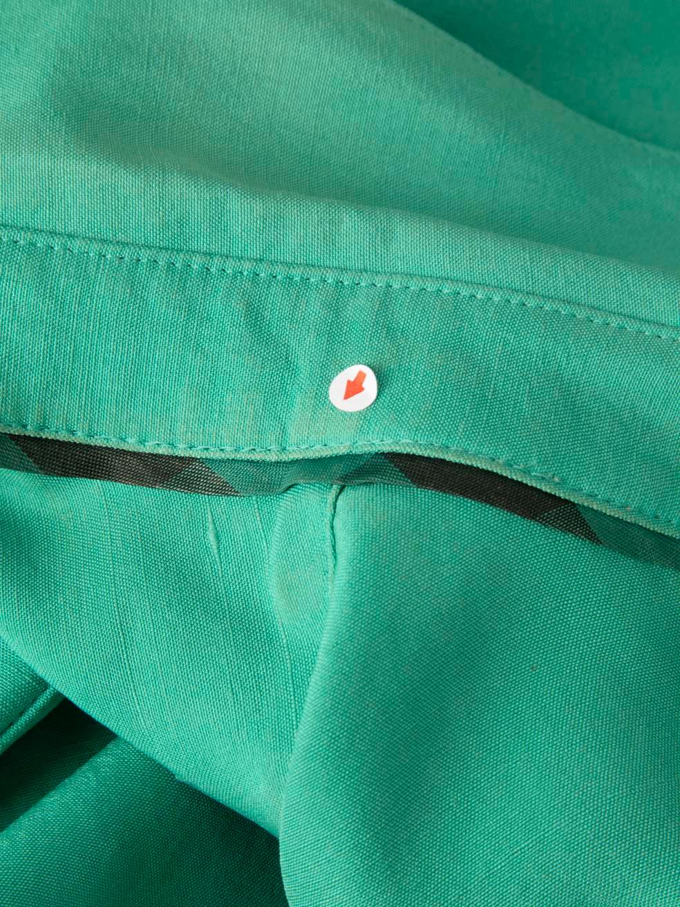 Burberry - Camicia a maniche lunghe turchese taglia XS in vendita 5