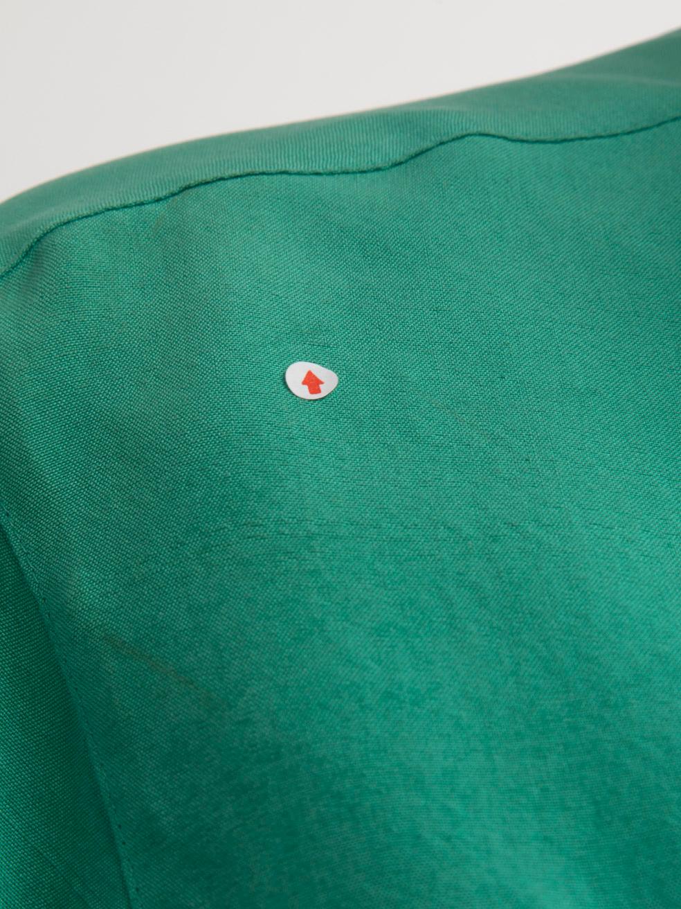 Burberry - Camicia a maniche lunghe turchese taglia XS in vendita 2