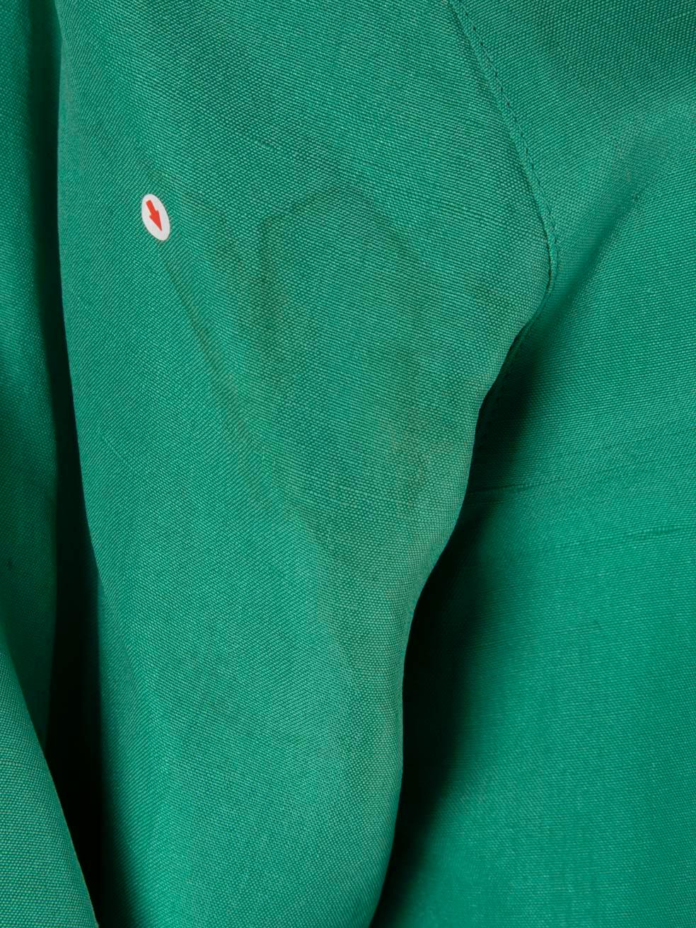 Burberry - Camicia a maniche lunghe turchese taglia XS in vendita 3