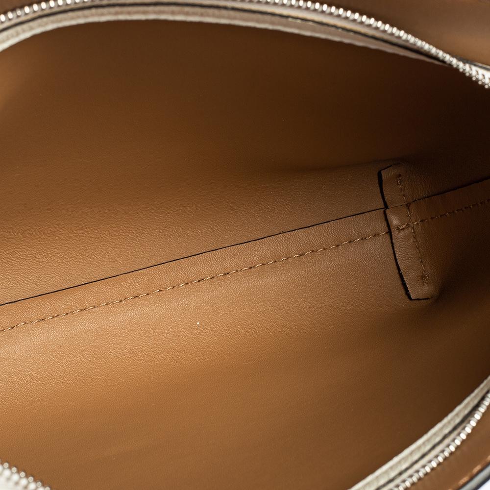 Burberry Two-Tone Marais Leather Medium Clutch 1