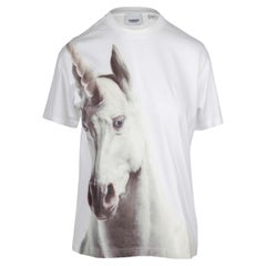 Burberry T-shirt à imprimé licorne, années 20