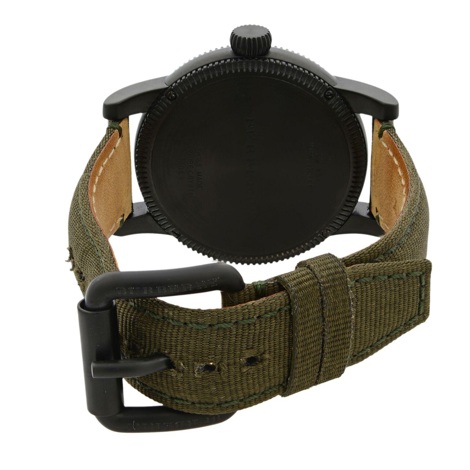 burberry military watch