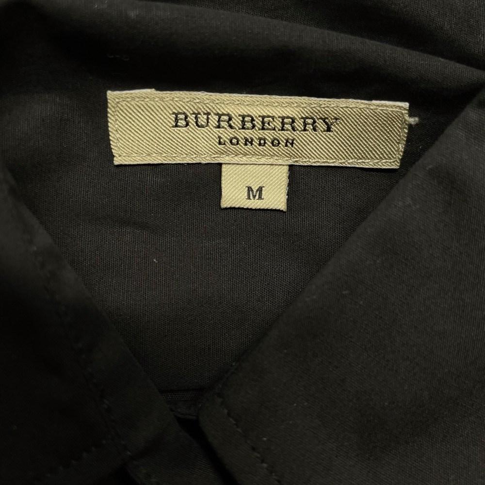 Burberry Vintage black cotton 2000s shirt with short sleeves 2