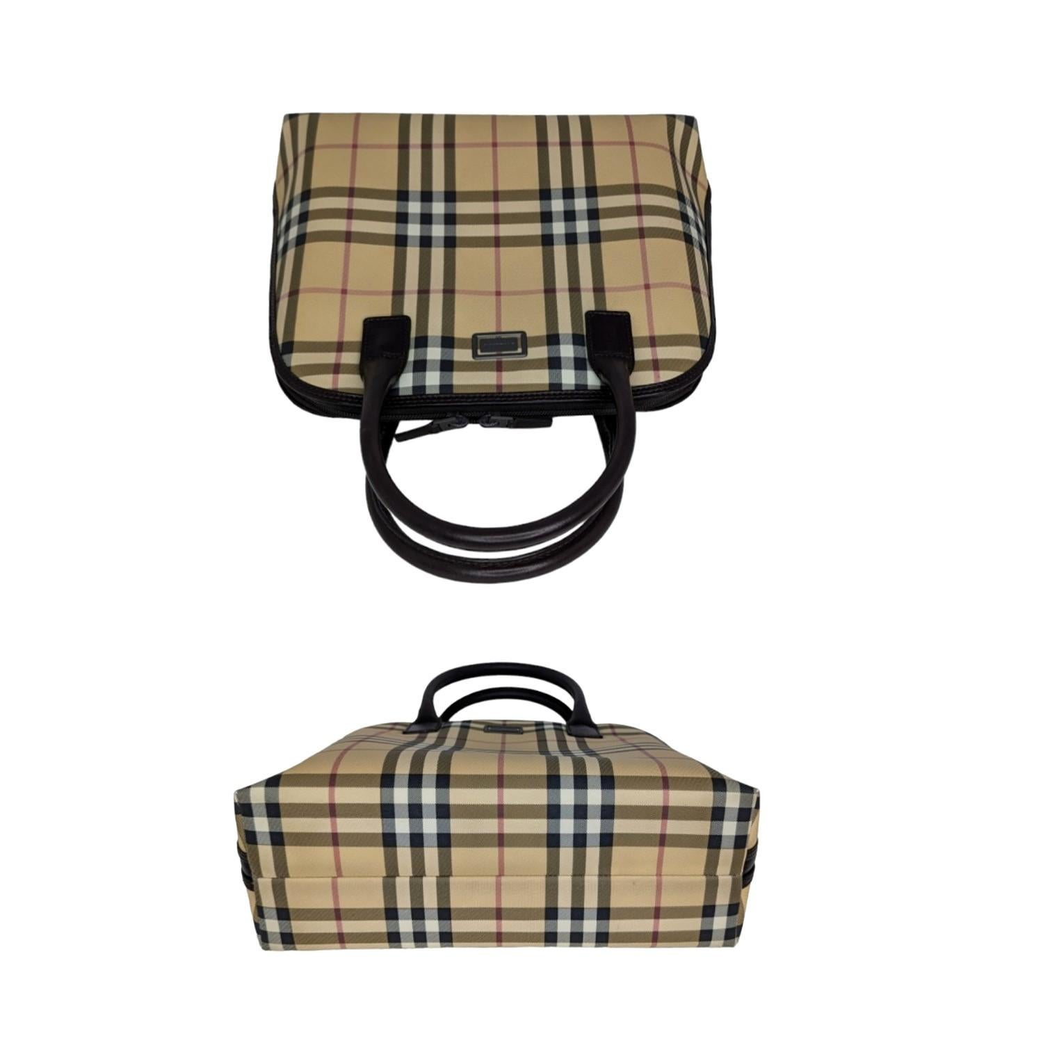 Burberry Vintage Check Dome Top Handle Satchel 1