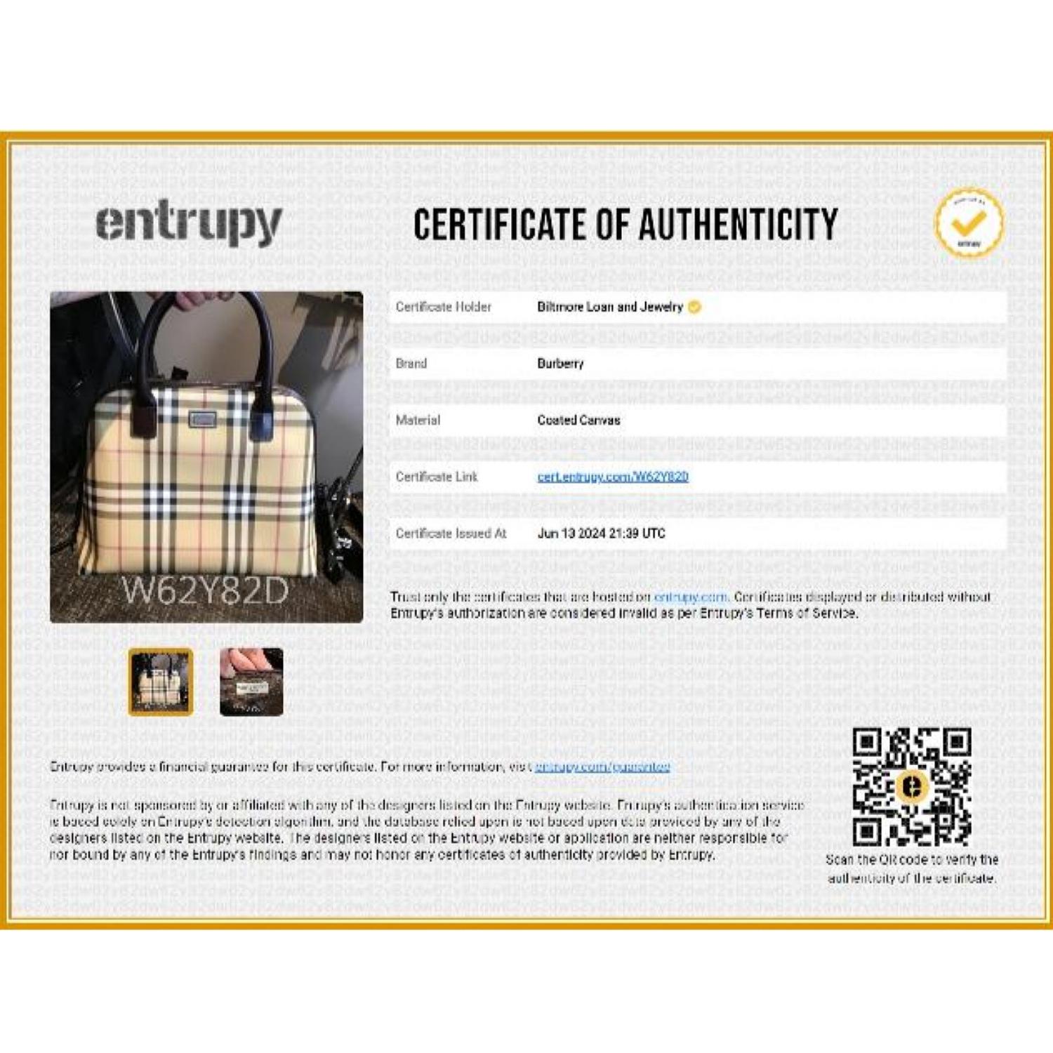 Burberry Vintage Check Dome Top Handle Satchel 4