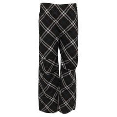 Burberry Vintage Check Elastic Trousers in Multicolor Polyester