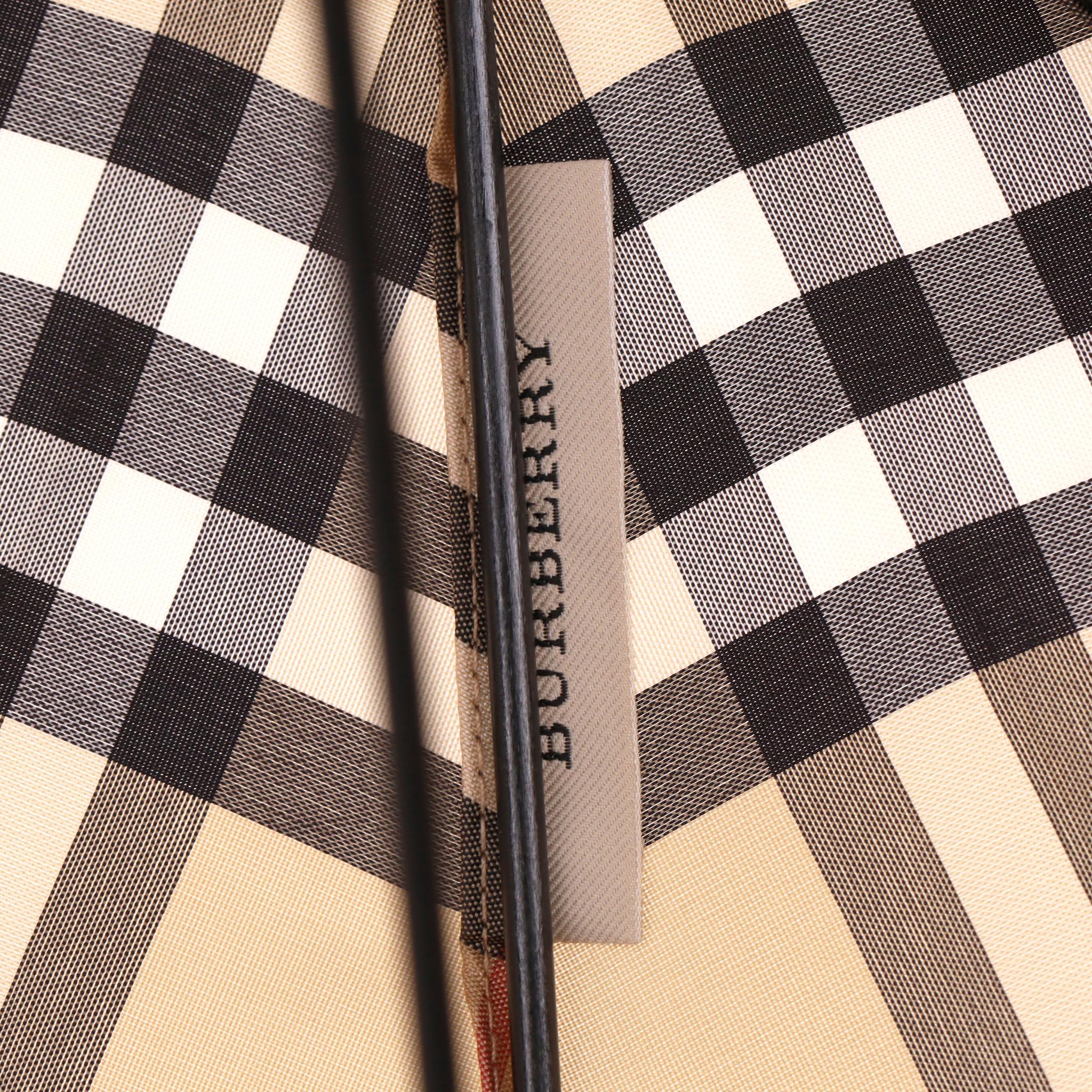 Burberry Vintage Check Umbrella With A Matching Cover For Sale 4