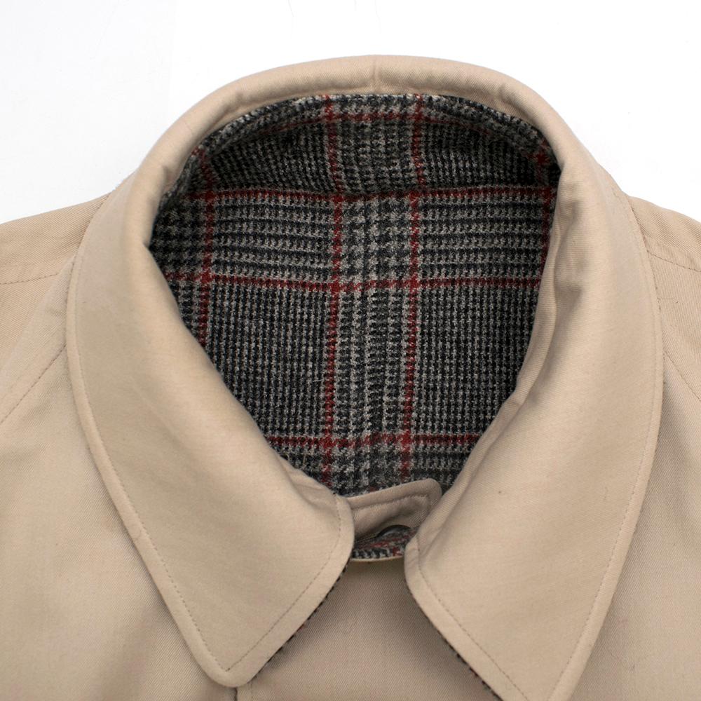 Burberry Vintage Reversible Men's Mac Size L In Excellent Condition In London, GB