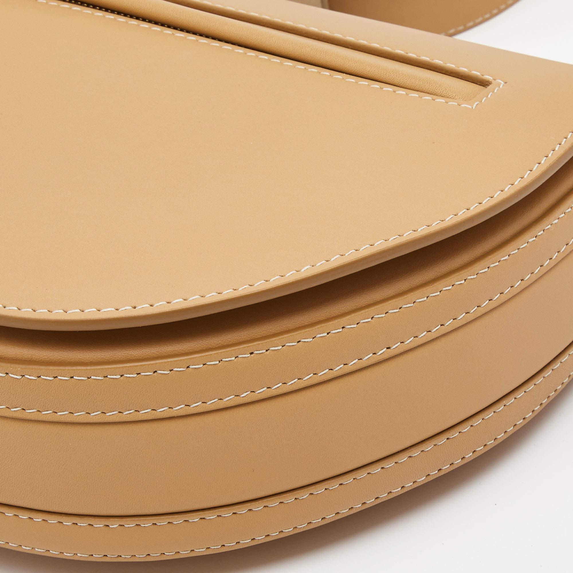 Burberry Warm Sand Leather Medium Olympia Shoulder Bag 4